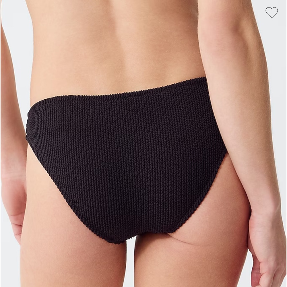 J. Crew Black Textured Hipster Women’s Size 2XL Bikini Bottom